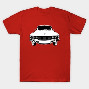 Rover P6 1960s-1970s British classic car monoblock black/white T-Shirt